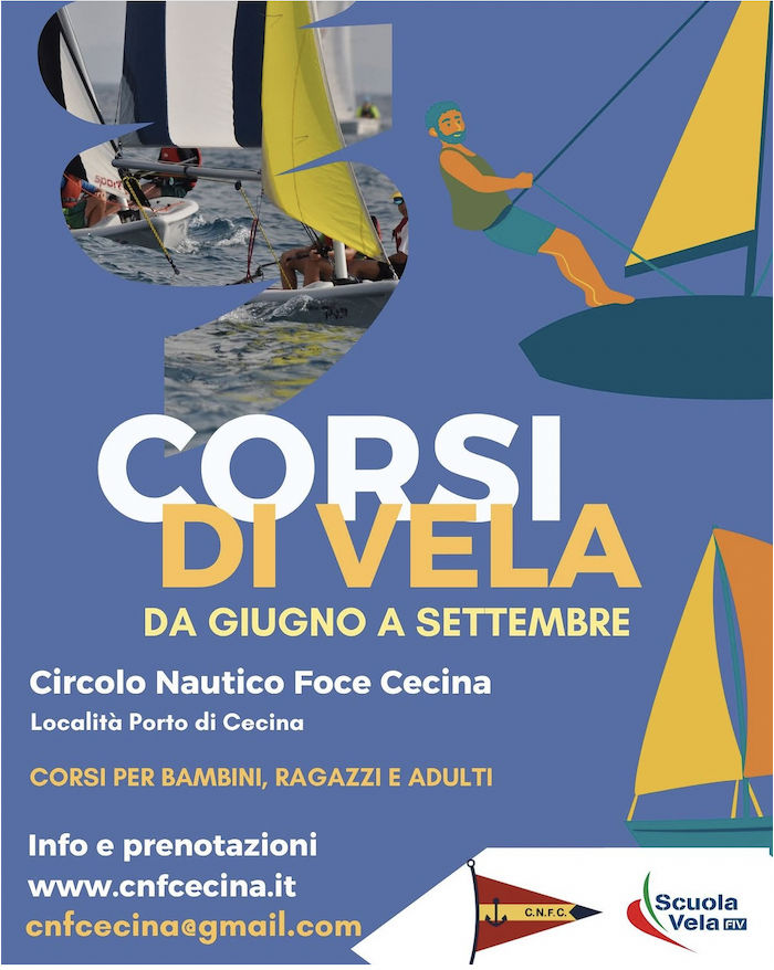 Corsi di Vela da Giugno a Settembre 2026.